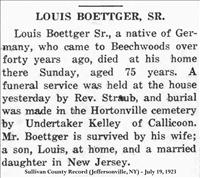 Boettger, LouisSr.(Obit)